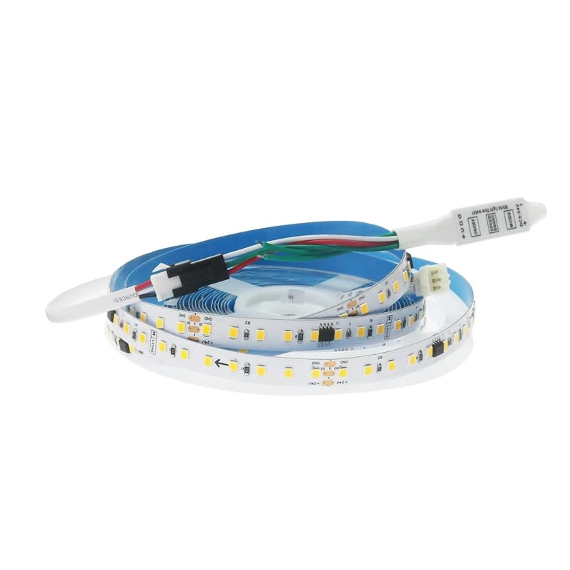 VoltShine LED Strip SMD2835 24V DC, IP20, 120 LED/m, 5 m, Colour 3000K, Ideal for Indoor Decorative and Ambient Lighting.