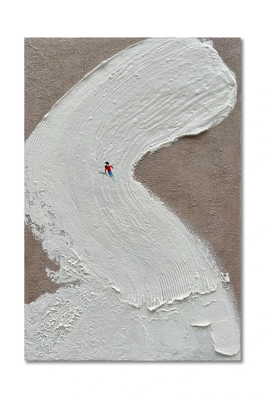 Limiyer Art Minimalist Art Oil Painting Modern Abstract Art oil painting Home office corridor wall decoration 36x24 inches