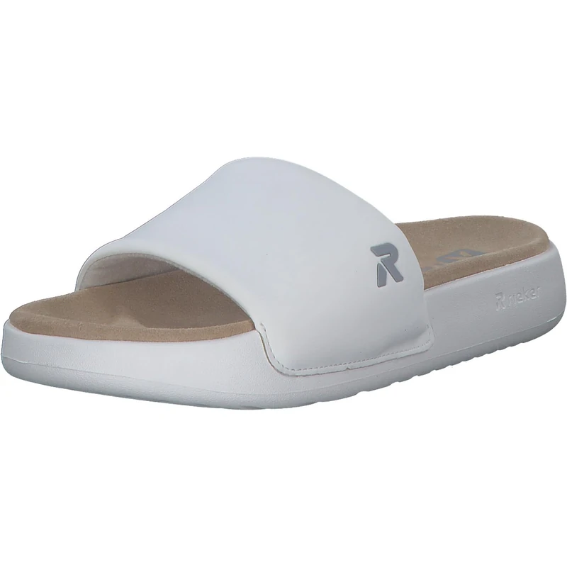 Rieker Women's Mules W3250, Women's Slippers, white 80, 5 UK