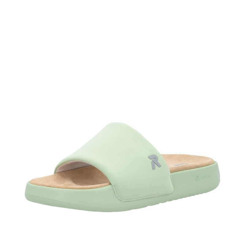 Rieker Women's Narooma W3250 Slide, Green, 7.5 UK