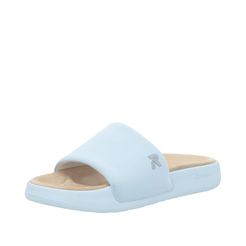 Rieker Women's Narooma W3250 Slide, blue, 7.5 UK