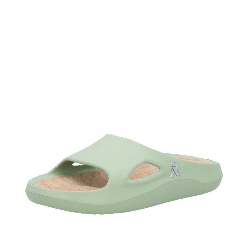 Rieker Women's Colton W3350 Slide, Green, 7.5 UK