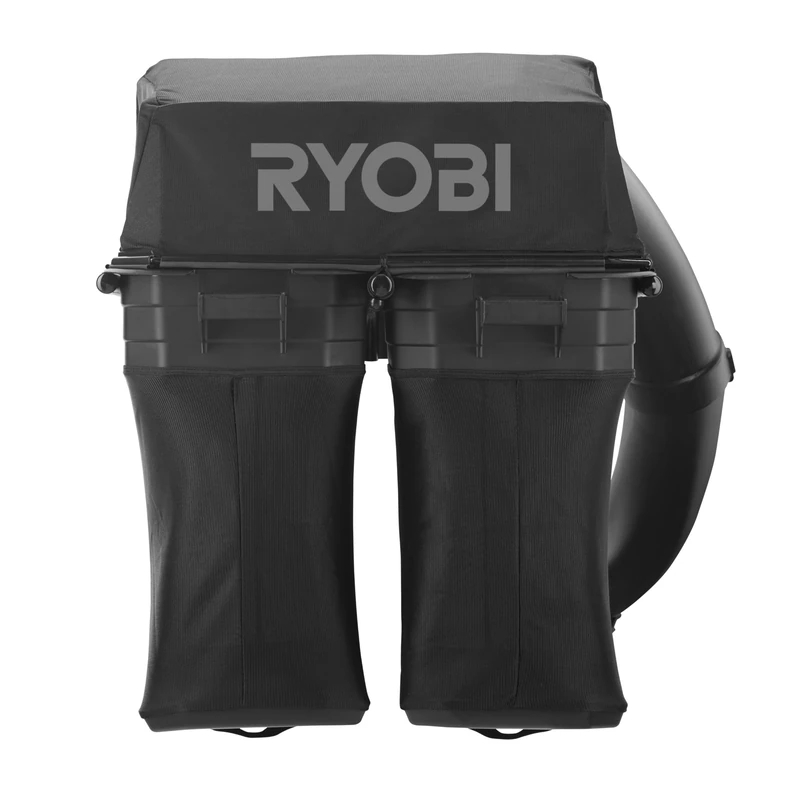RYOBI - 220 L collection tray + set of 2 spare blades 38 cm (special pickup) for RY48RM76A / RY48RM76AD2C battery riders - Image 1