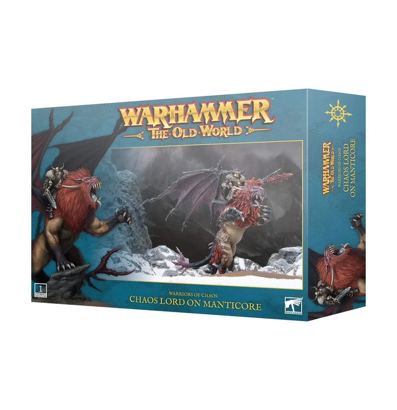 Games Workshop - Warhammer - The Old World - Warriors of Chaos: Lord on Manticore
