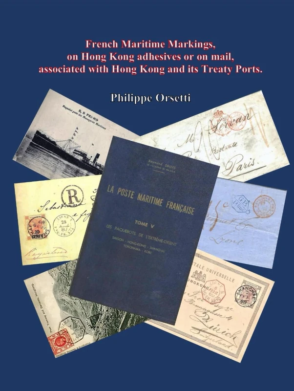 French Maritime Markings: on Hong Kong adhesives or on mail - Image 1