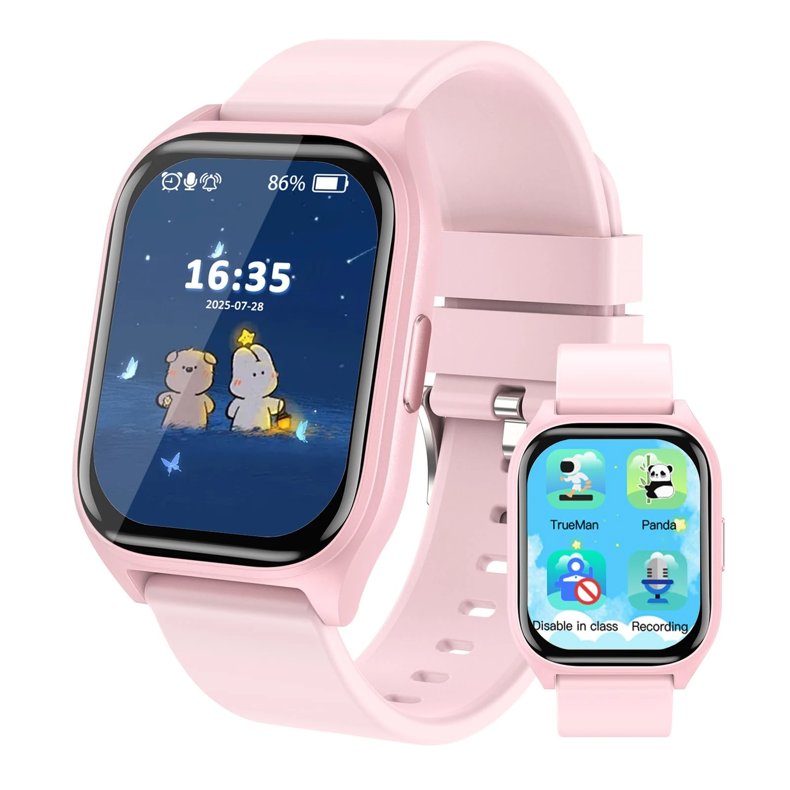 kaacly Kids Smart Watch - Kids Fitness Activity Tracker Watch Pedometer Sleep Monitor 18 Sport Modes Alarm Clock Calories Counter Gifts for Boys Girls 4 5 6 7 8+