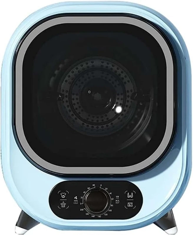 Portable Mini Spin Dryer - 5kg Vented Compact Dryer with 0.8kg Load Capacity - Ideal for Small Spaces