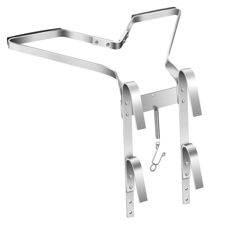 Homvvi V-Shaped Ladder Stand Off, Heavy Duty Ladder Stay/Standoff Downpipe Ladders Accessory, Multipurpose Ladder Stabilizer Fits Universal Ladders, Anti-Slip, Easy to Use