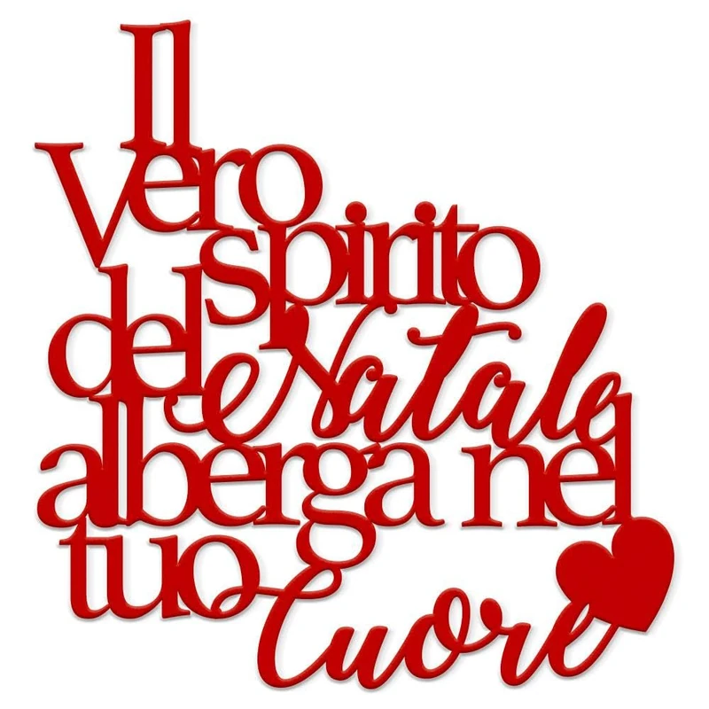Christmas in the Heart Wall Art Wall Decoration for Living Room, Kitchen, Bedroom - Image 1