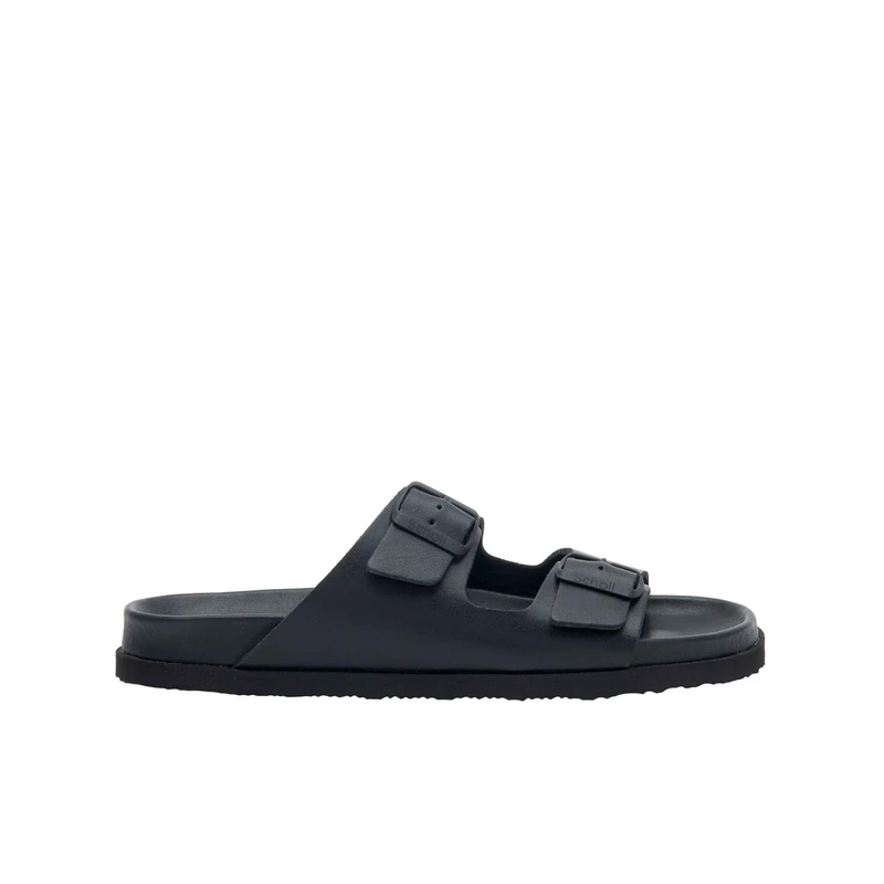 Scholl Men's Julien Over Sandal, Black, 10 UK