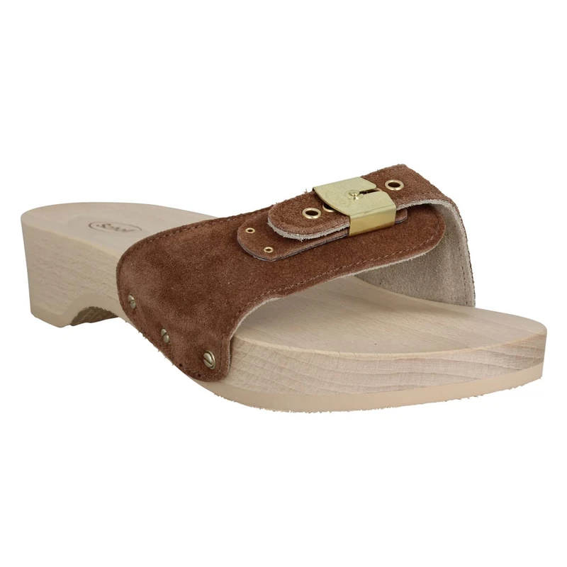 Scholl Women's Pescura Heel Sandal, Cognac, 9 UK
