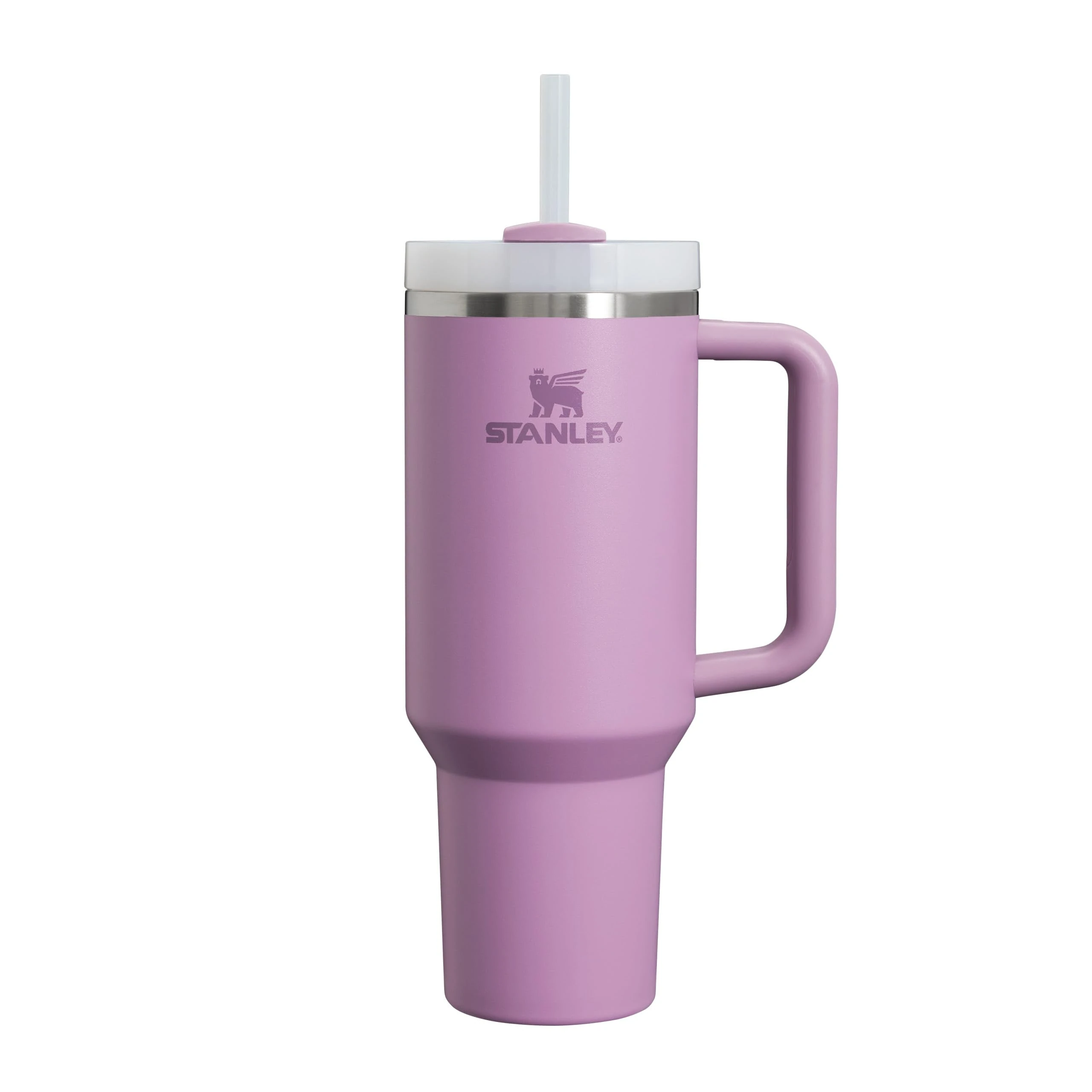 STANLEY Quencher H2.0 Flowstate Tumbler 1.2L - Cold for 11 Hours - Iced for 48 Hours - Metal Water Bottle with Straw, Handle and Lid - Dishwasher Safe - Travel Mug for Cold Drinks - Lilac