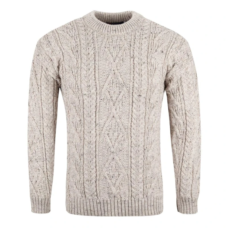 Nauticalia Classic Aran Jumper, Skiddaw, XXL