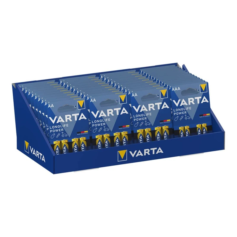 Cardboard Display for Desktop, Ideal for organizing and displaying 30 Blister LR06 AA 4 pcs. and 13 Blister LR03 AAA 4 und. Measurements: 36x28x17 cm. Perfect for Your Business. - Image 1