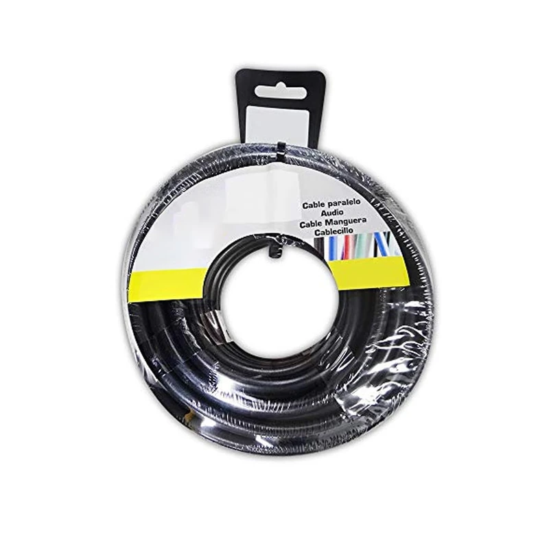 H05V V-F 3x1mm Black Hose Reel Ideal for Electrical Use 50m Length Flexible and Heavy Duty Perfect for Indoor and Outdoor Installations - Image 1