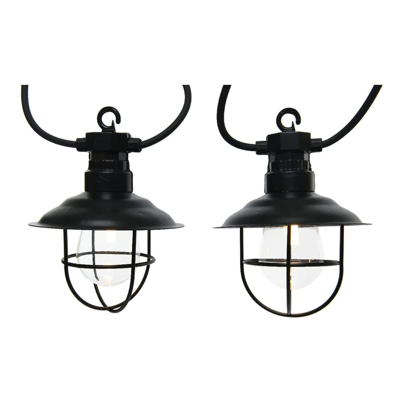 9.5m Outdoor Lantern String with 10 Warm LEDs, IP44 Rated Waterproof, Ideal for Decorating Your Outdoor Spaces. - Image 1