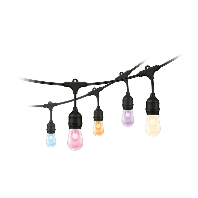 Zarivy Light up Your Outdoors with The RGB WiFi Garland, Model 929003213201. Add a Vibrant and Personal Touch to Your Celebrations, Easily Controlling it from Your Mobile!