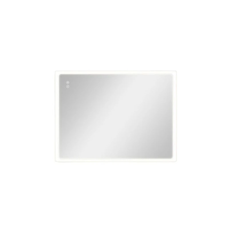 Zarivy Rectangular mirror with LED of 20W, dimensions 80 x 60 cm. Ideal to illuminate and enhance your space, bringing elegance and modernity to your home. Perfect for any room. - Image 1