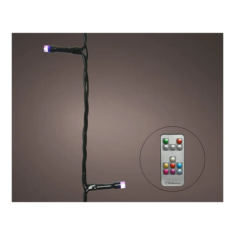 Zarivy Light up Your Celebrations with The 24.9 m 200 LED Dancing LED Garland. Waterproof (IP44) and controllable with Remote Control, Perfect for Creating Magical atmospheres.