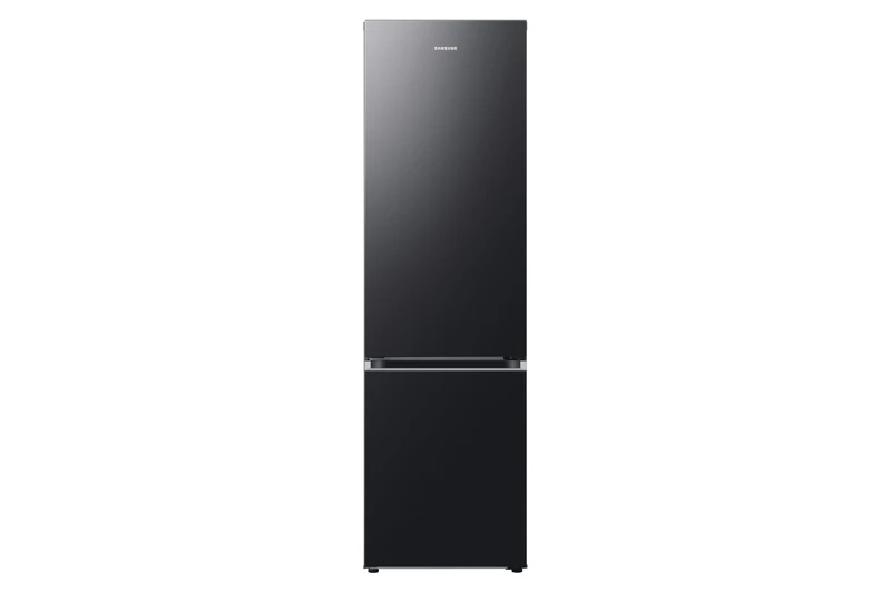Samsung Series 8 SpaceMax Combi Fridge Freezer, Featuring Spacemax, AI Energy Mode and Twin Cooling, Black, Model: RB38C607AB1