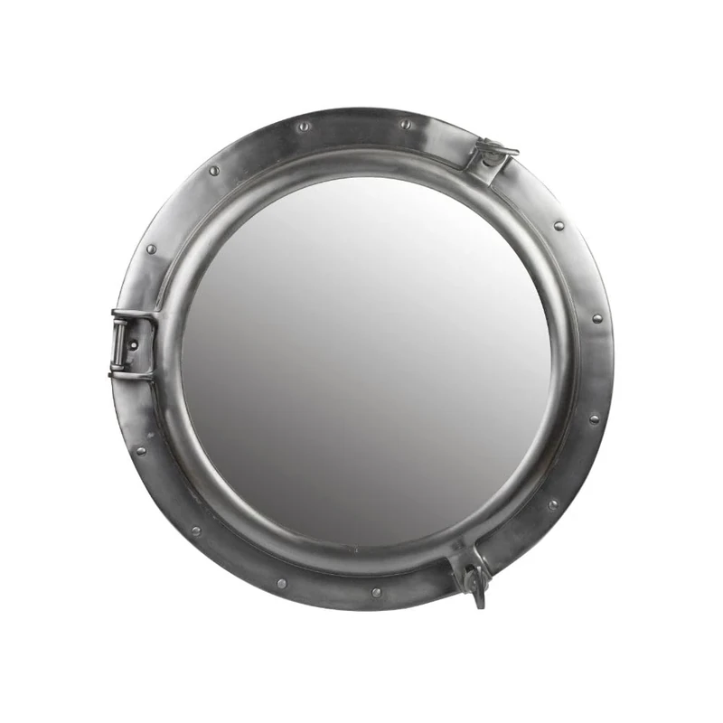 Nauticalia Aluminium Porthole Mirror, Dark Pewter, 38cm, Nicht Zutreffend