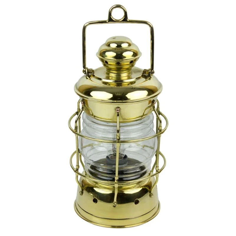 Nauticalia Brass Nelson Oil Lamp, 33cm
