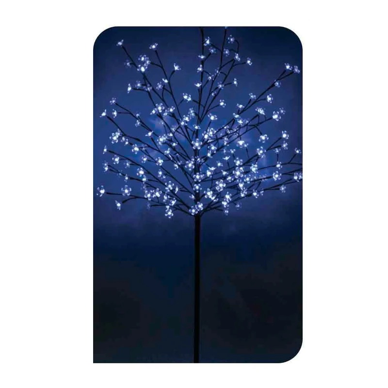Zarivy 3D Tree 150 cm with 200 Blue LEDs IP44, Ideal for Christmas and Outdoor Decorations. - Image 1