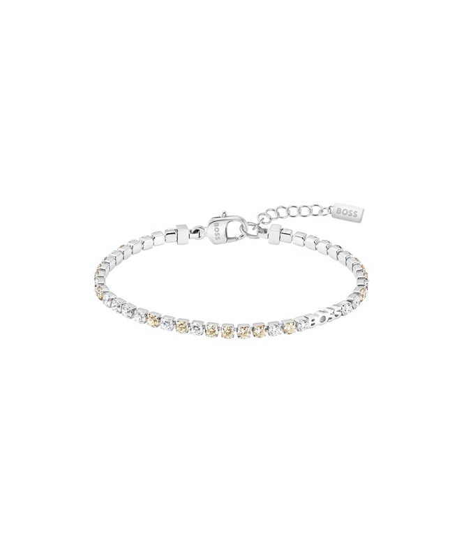 BOSS Jewelry Women's KASSY PRECIOUS Collection Bracelet in Stainless Steel with Colored Crystals - 1580633