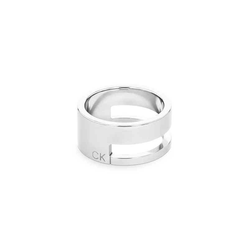 Calvin Klein Women's Geometric Ring in Stainless Steel - 35000680E