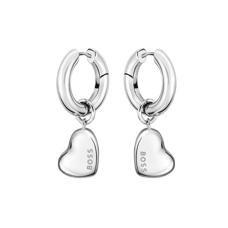 BOSS Jewelry Women's HONEY LOVE Collection Dangle & Drop Earrings in Stainless Steel and Yellow Gold