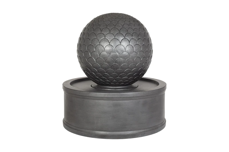 Easy Fountain Winchcombe Cascade Garden Water Feature – Self-Contained Outdoor Fountain with Recirculating Pump, Polyresin, for Patio & Garden