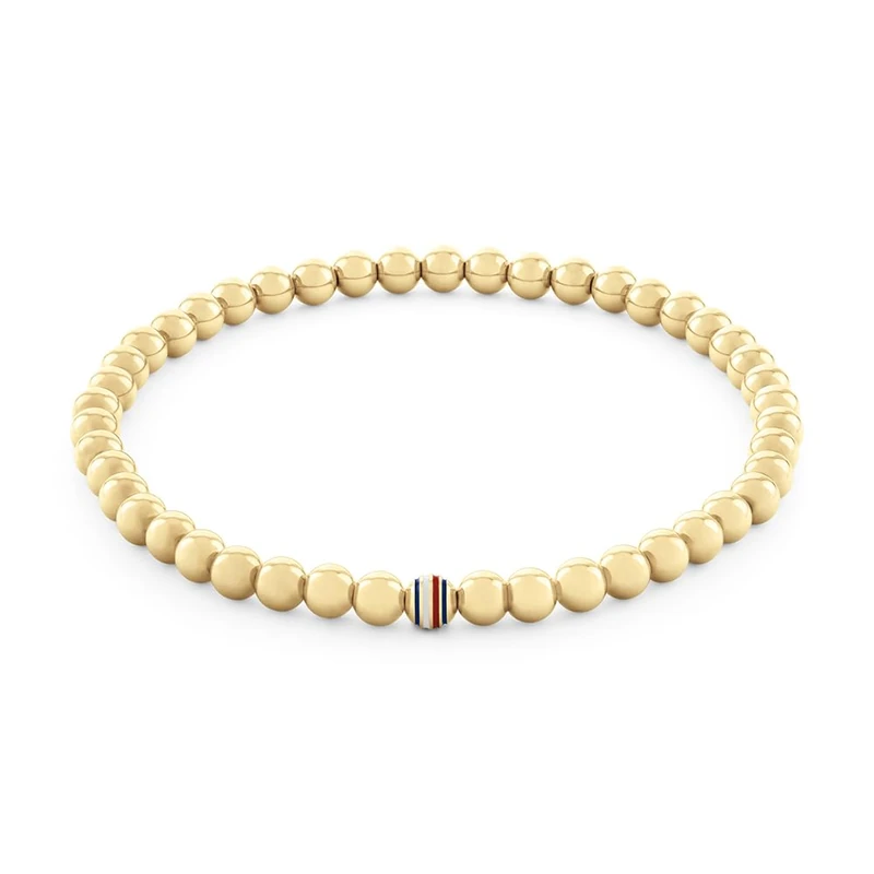 Tommy Hilfiger Jewelry Women's Beaded Bracelet in Yellow Gold - 2780938