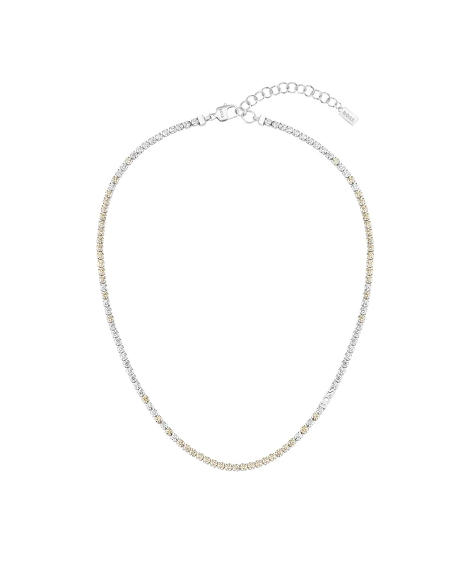 BOSS Jewelry Women's KASSY PRECIOUS Collection Necklace in Stainless Steel with Colored Crystals - 1580630