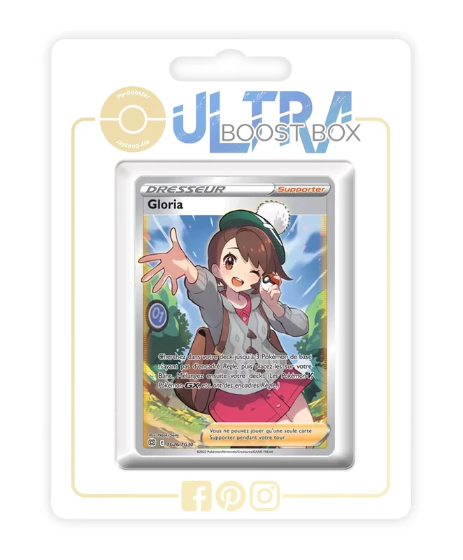Gloria TG26/TG30 Alternative Shiny Pokémon Gallery Trainer - my-booster X Épée et Bouclier 9 - Stars Étincelantes - Box of 10 Pokemon French Cards