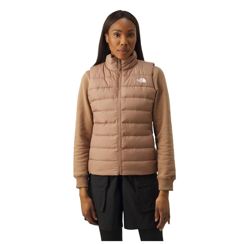 The North Face Women's Aconcagua 3 Vest, Latte, XS