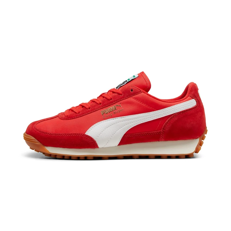 PUMA Easy Rider Vintage Sneakers, PUMA Red-PUMA White, 4.5