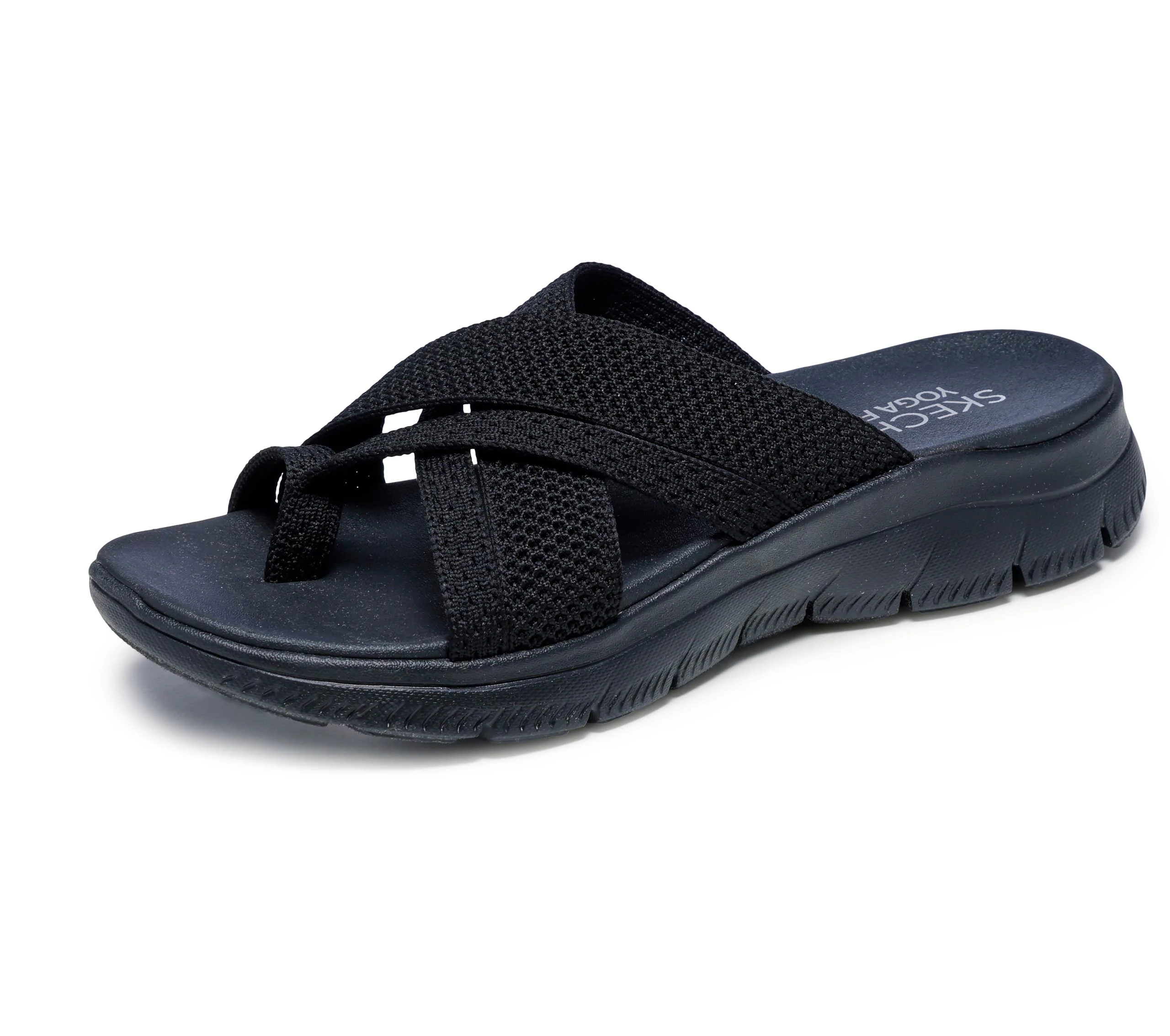 Skechers Women's Summits-Fantasy Walk Sport Sandal, Black, 8 UK