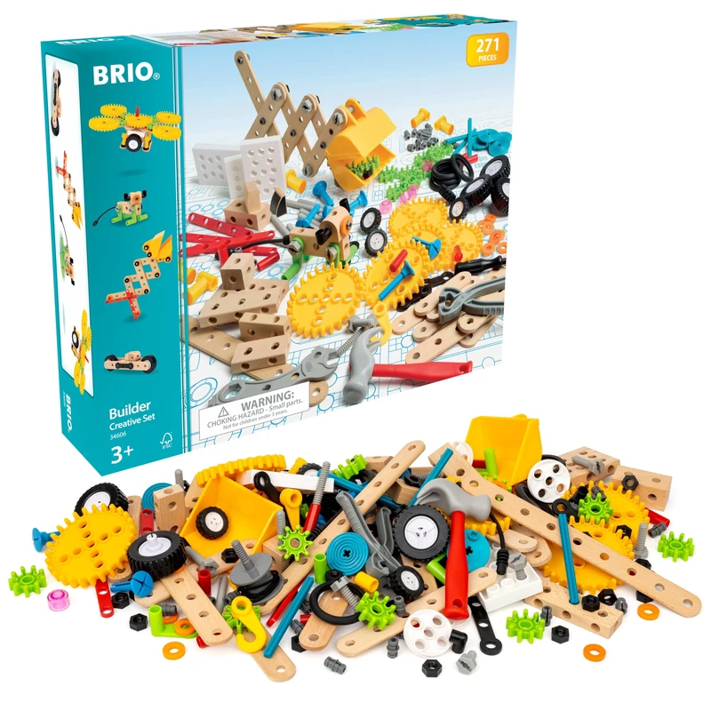 BRIO Builder Creative Construction Set - STEM Building, Learning, Educational Toys For Ages 3 Years Up