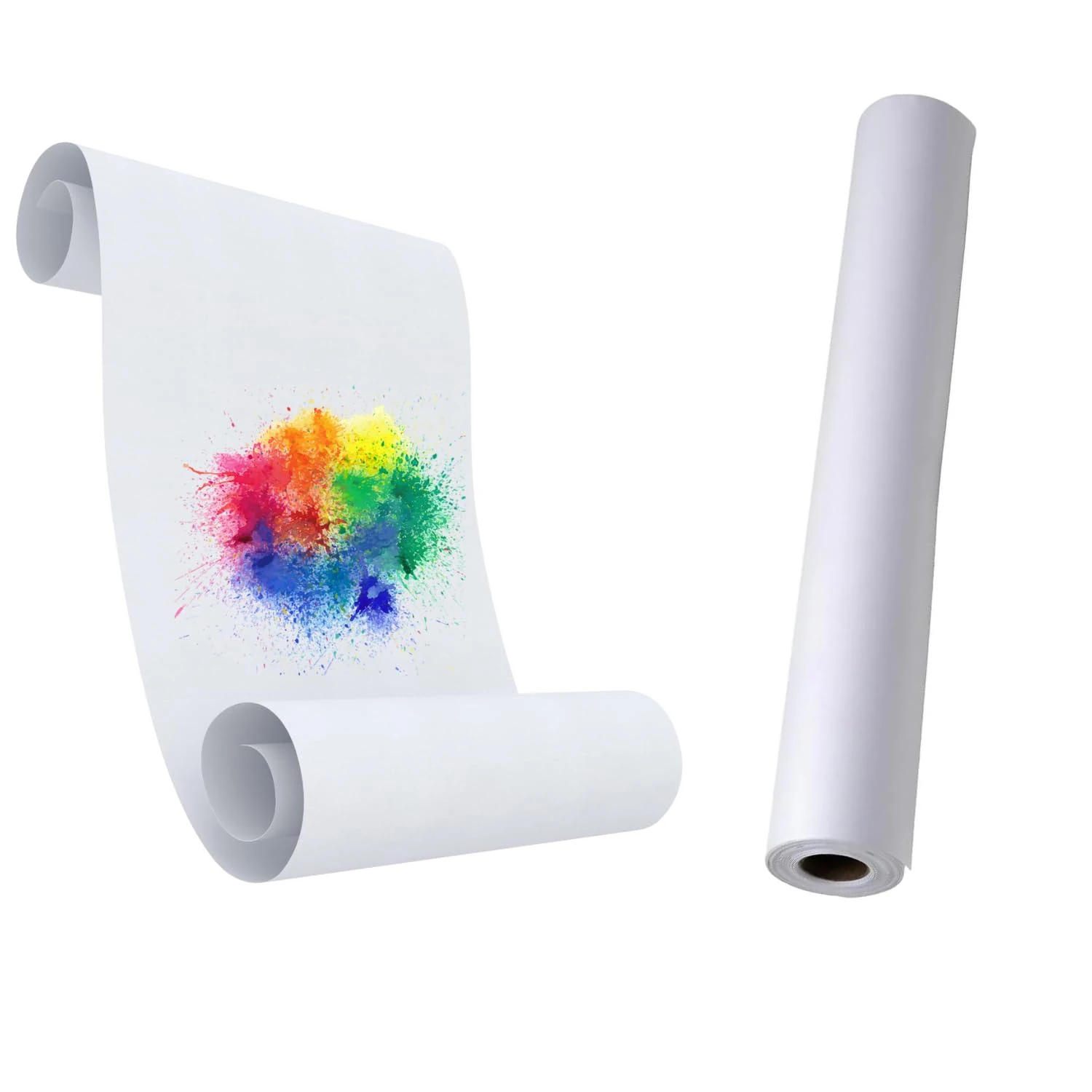 Hawksbill Paper Roll for Kids Easel Large Papers 38cm X 20m White Paper Rolls for Poster Making & Creative Projects
