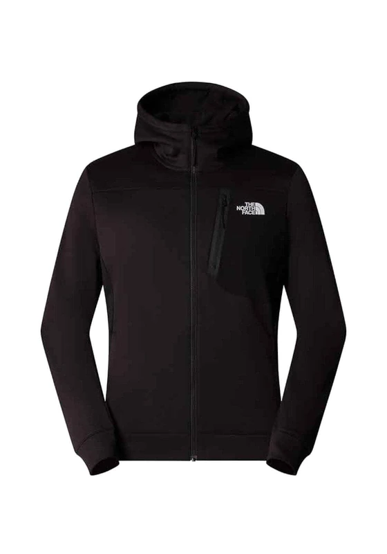 The North Face Men's Mountain Athletics Fz Flecce jacket, Tnf Black, L - Image 1