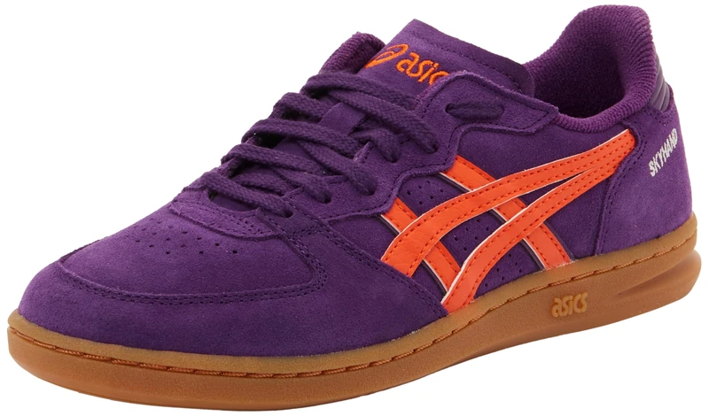 ASICS Men's SKYHAND OG Sneaker, Midnight Plum/Koi, 2.5 UK