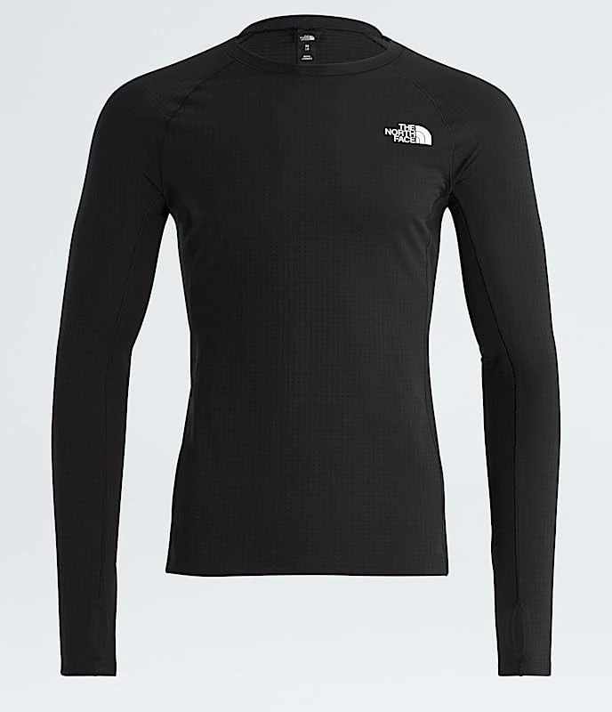 The North Face Men's Summit Pro 120 Crew Longsleeve Shirt, TNF Black, M