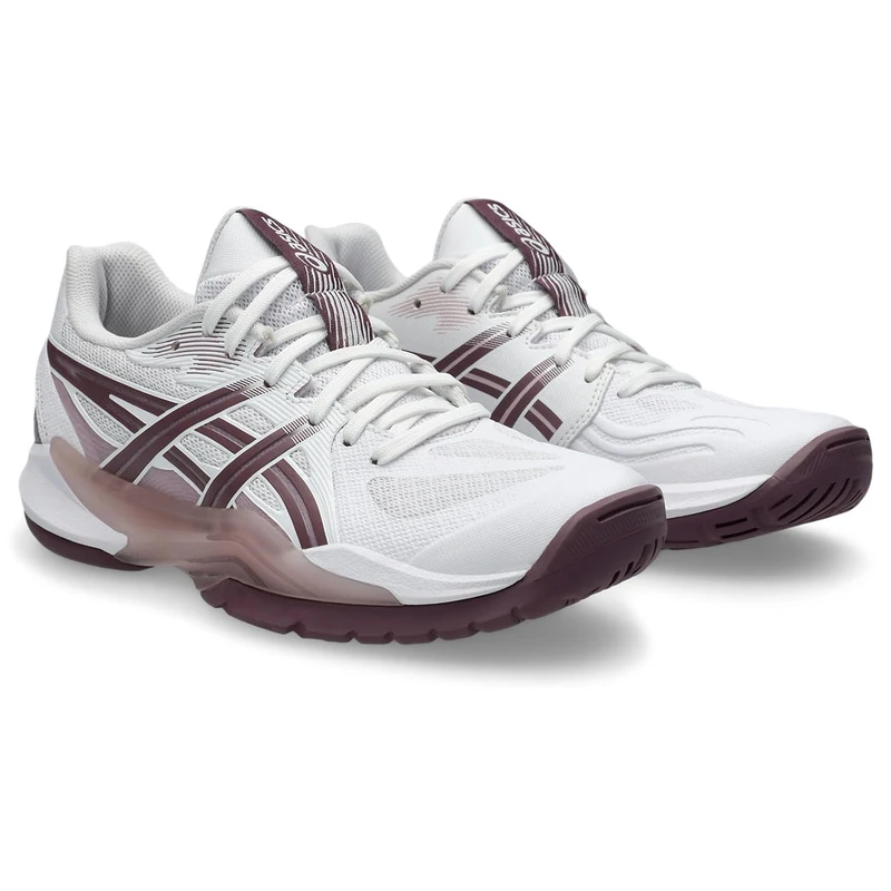 ASICS POWERBREAK FF Women's Shoes - White/Dusty Mauve UK 3.5 - Image 1