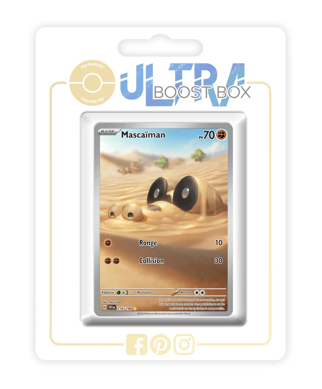 my-booster Mascaiman Shiny Pokemon Box - 10 French Cards