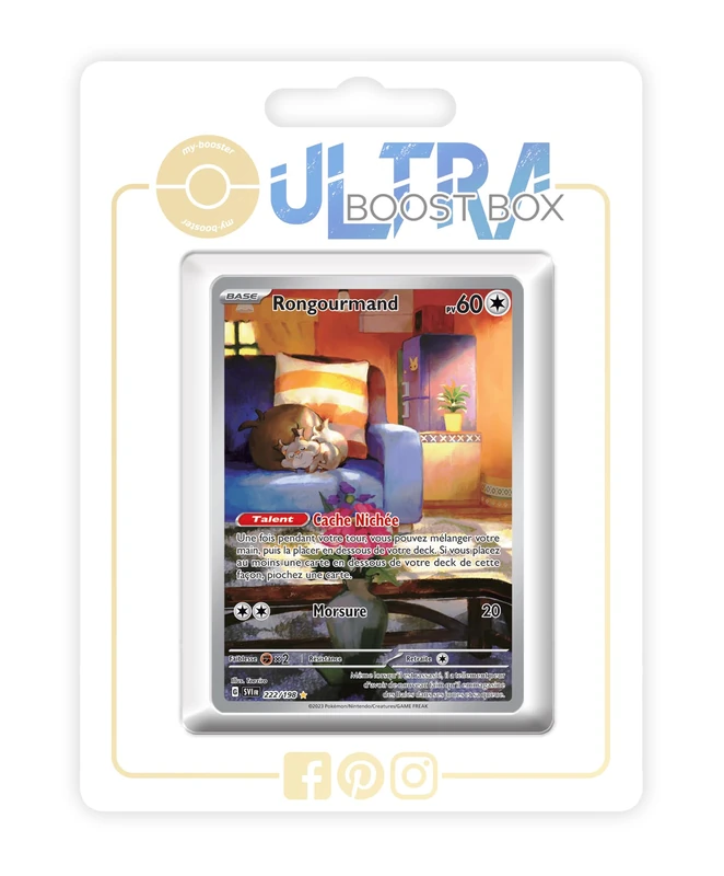 my-booster X Pokemon French Cards - Box of 10 Skwovet Cards