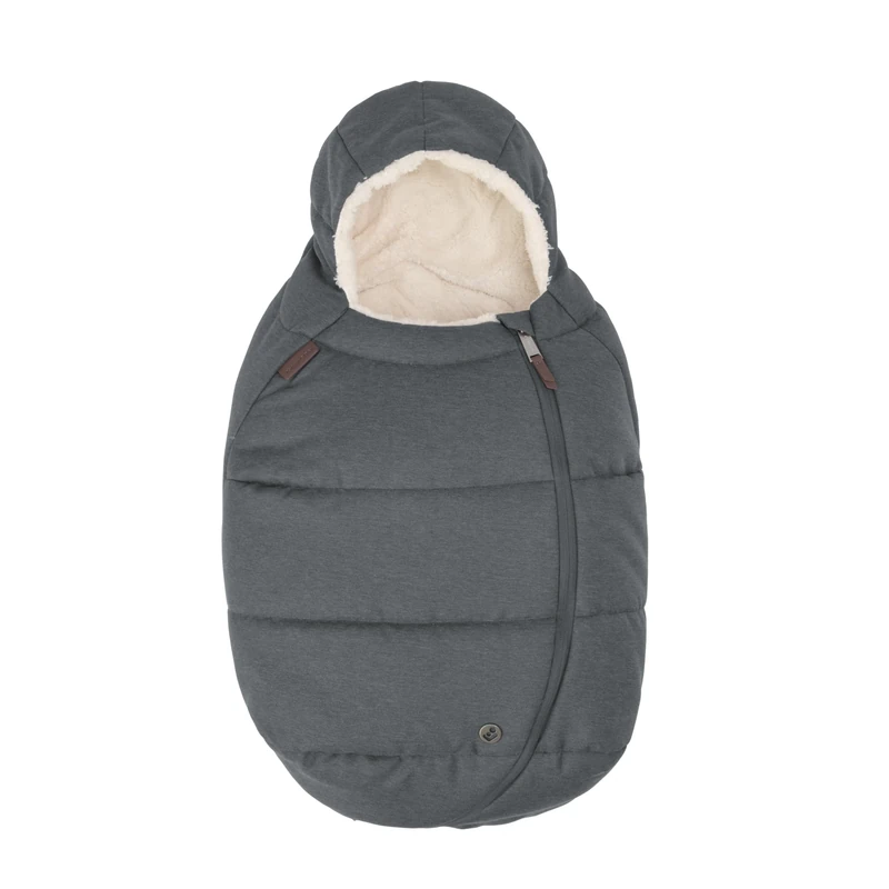 Maxi-Cosi Baby Car Seat Footmuff, Baby footmuff, Provides Comfort, Easy and Safe, Soft and Sturdy Fabrics, Machine Washable, Compatible with All Maxi-Cosi Baby car Seats, Twillic Graphite
