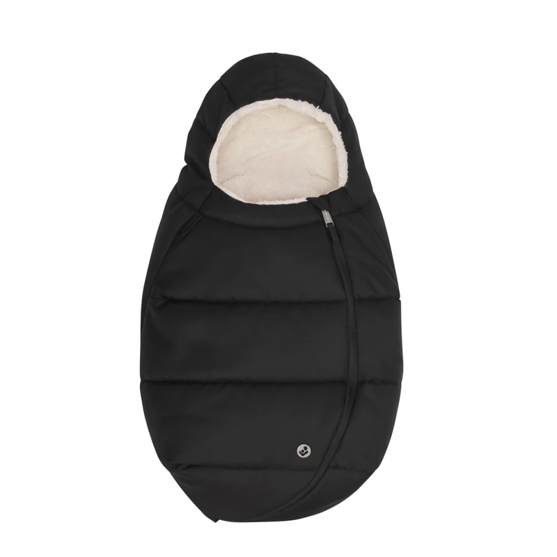 Maxi-Cosi Baby Car Seat Footmuff, Baby footmuff, Provides Comfort, Easy and Safe, Soft and Sturdy Fabrics, Machine Washable, Compatible with All Maxi-Cosi Baby car Seats, Twillic Black