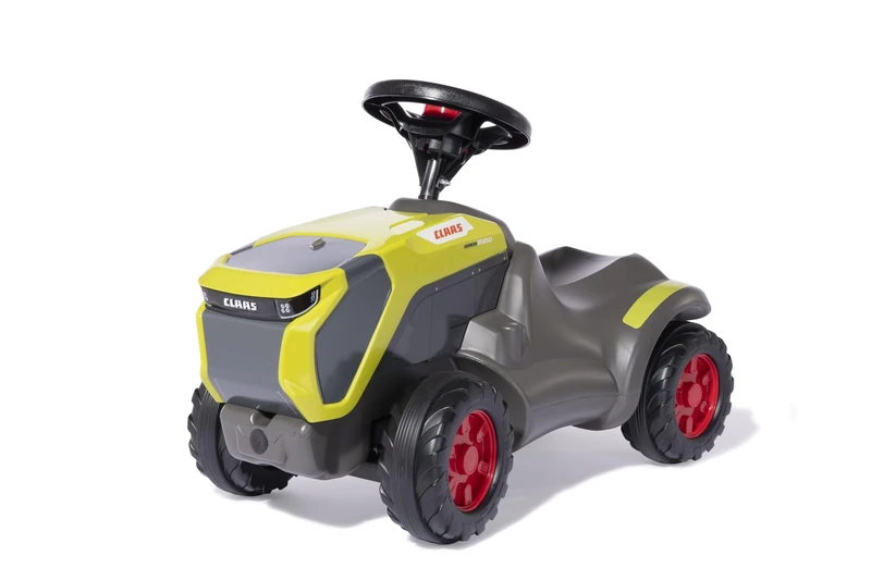 Rolly Toys rollyMinitrac Claas Xerion 12.650 (Length x Width x Height 610 x 300 x 410 mm, for 1½ to 4 Years, Green/Grey, Storage Compartment, Whisper Running Tyres, Rear Coupling, Baby Ride) 135905