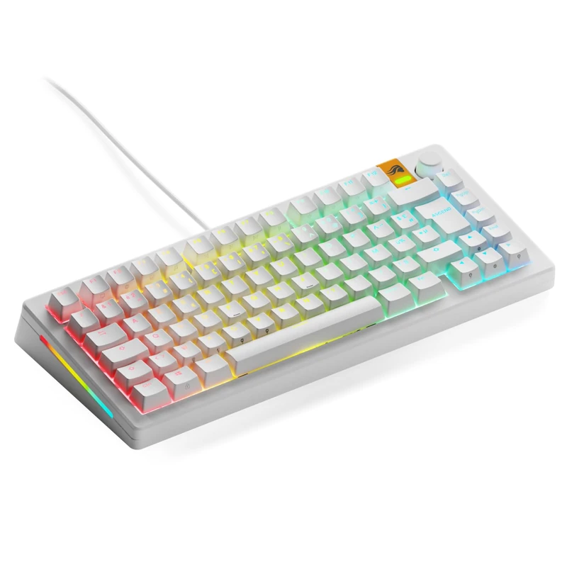 GLORIOUS Gaming GMMK 3 Rapid Trigger Keyboard, hall effect, 8K polling rate, MX mechanical & magnetic switches, hotswappable TKL 75%, gasket system, doubleshot PBT keycaps, French AZERTY, Black