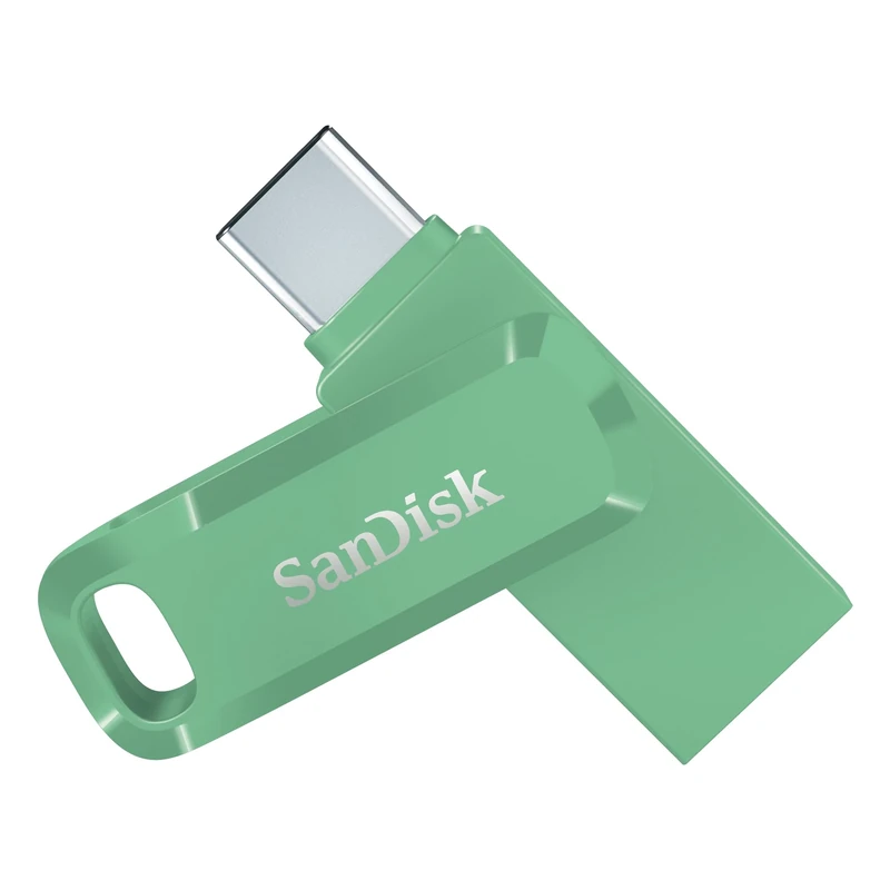 SanDisk Ultra Dual Drive Go USB Type-C 512GB Flash Drive (USB-C & USB Type-A, Up to 400MB/s, Green)